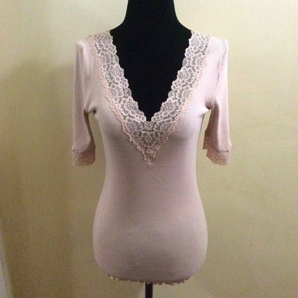 🇩🇰 Rosemunde Copenhagen 100% cotton lace top